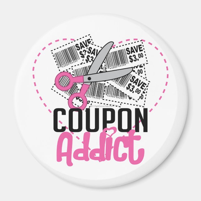 Aimant Addict de coupon (Devant)