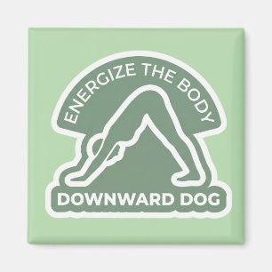Aimant Adho Mukha Svanasana Chien tête en bas