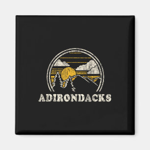 Aimant Adirondacks New York Ny T Shirt Vintage Randonnée