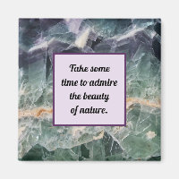 Admirez la beauté de la nature Fluorite Photo Gems