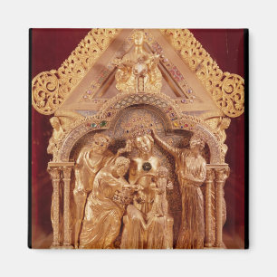 Aimant Adoration des Magi, extrémité à pignon