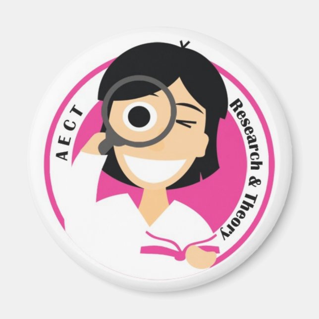 Aimant AECT Recherche et théorie Magnet-Femme Logo (Devant)