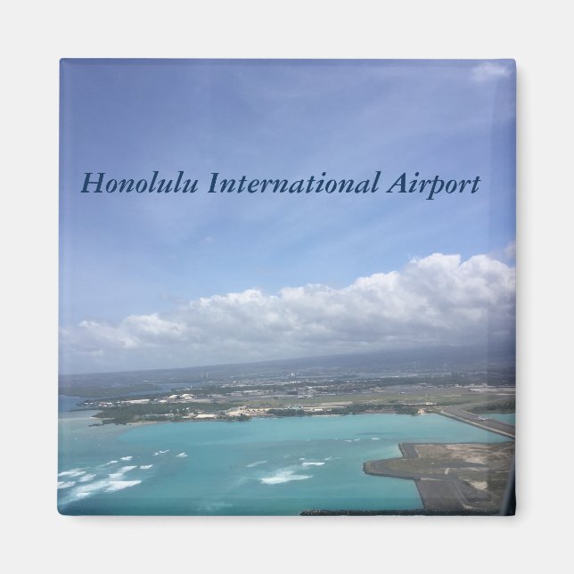Aimant Aéroport international HNL Honolulu (Devant)