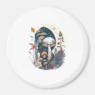 Aimant Aesthetic Goblincore Cottagecore Mushroom Botanica