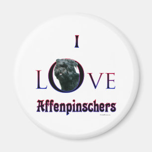 Aimant Affenpinscher I Love