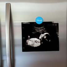 Affichage à ultrasons pour réfrigérateur, nom bleu