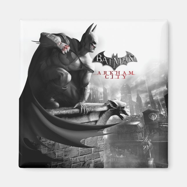 Aimant Affiche AC - Batman Gargoyle Ledge (Devant)