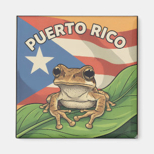 Aimant Affiche de fierté Retro Boricua