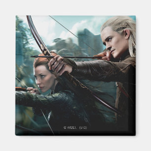 Aimant Affiche de film de TAURIEL™ et de LEGOLAS