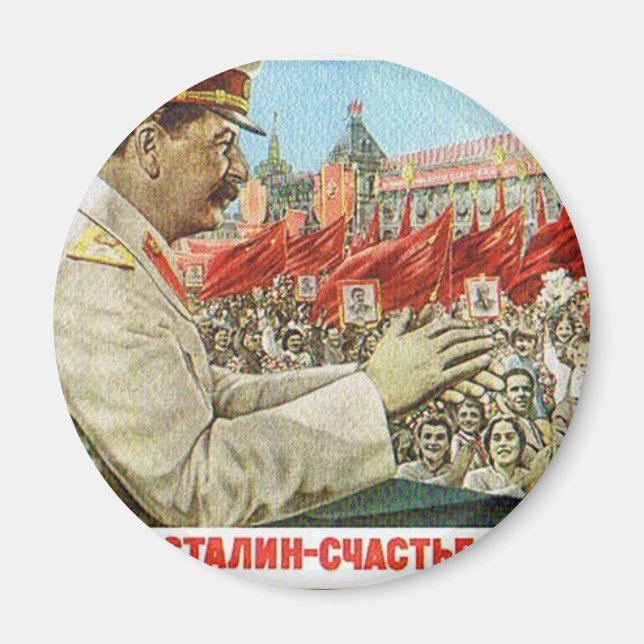 Aimant affiche de stalin (Devant)