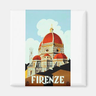 Aimant Affiche de voyage de Florence
