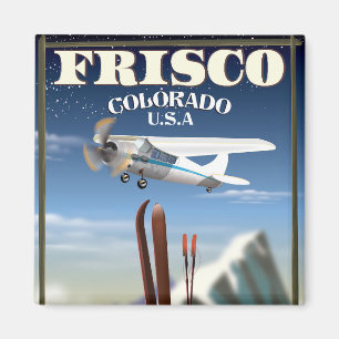 Aimant Affiche de voyage de Frisco Colorado USA