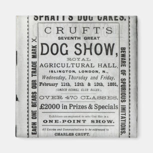 Aimant Affiche publicitaire Cruft's Dog Show
