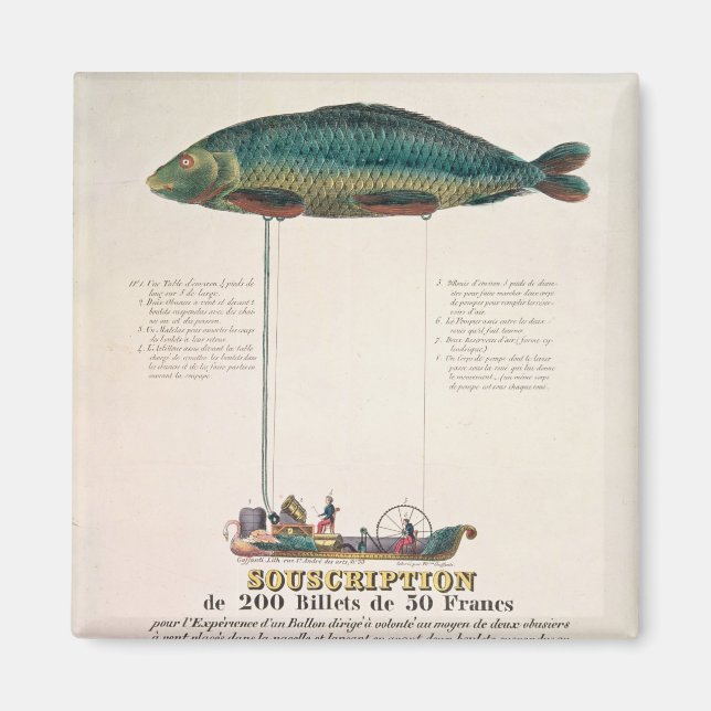 Aimant Affiche publicitaire de l'abonnement (Devant)