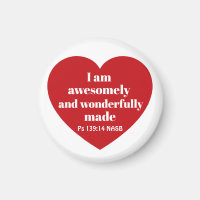 Affirmation de verset de la Bible positive Cœur ro