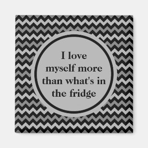 Aimant Affirmation positive de perte de poids dans noir