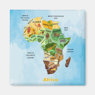 Aimant Africa map