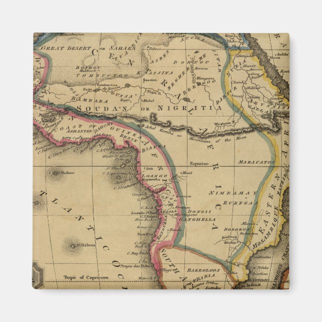 Aimant Afrique 30 (Devant)