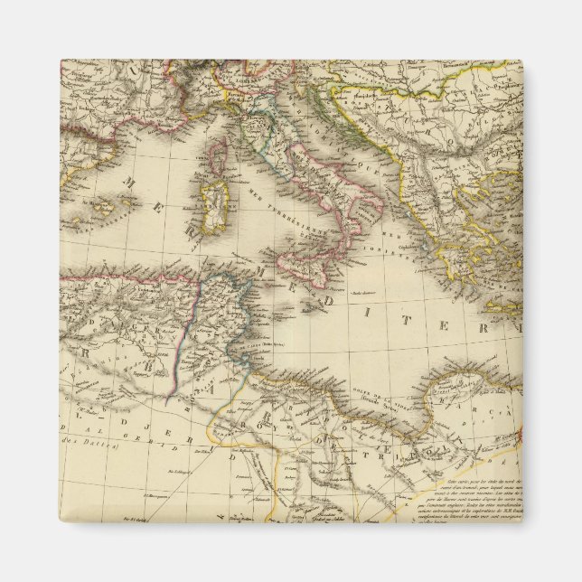 Aimant Afrique du Nord, Méditerranée (Devant)