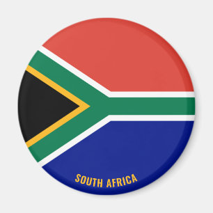 Aimant Afrique du Sud Drapeau charmant patriotique