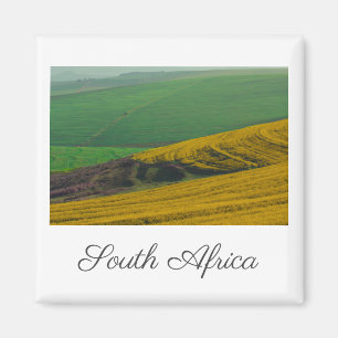 Aimant Afrique du Sud Paysage rural Champs de canola