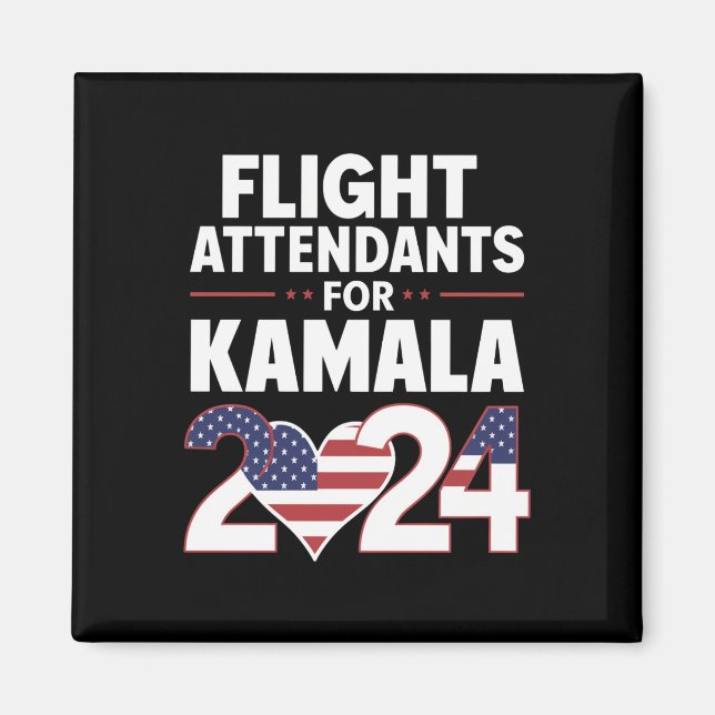 Aimant Agents De Vol Pour Les Élections De Kamala Harris  (Devant)