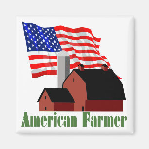 Aimant Agriculteur américain