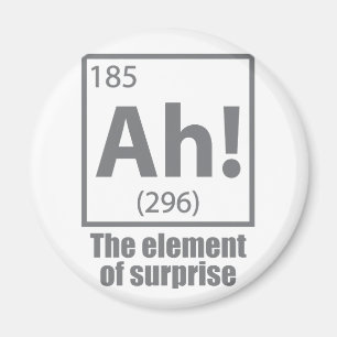 Aimant Ah ! L'élément de la plaisanterie de la chimie amu