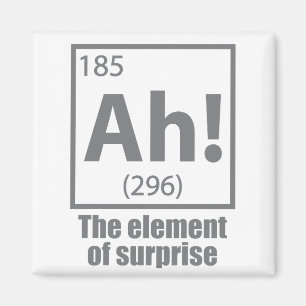 Aimant Ah ! L'élément de la plaisanterie de la chimie amu