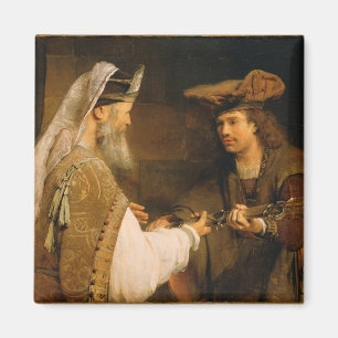 Aimant Ahimelech donnant l'épée de Goliath à David