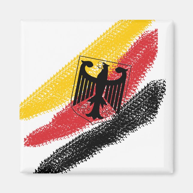 Aimant Aigle de soccer de Deutschland (Devant)