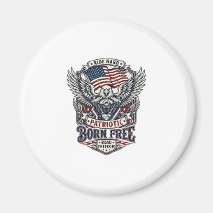 Aimant Aigle Patriotique Moteur Biker Route Liberté Patri