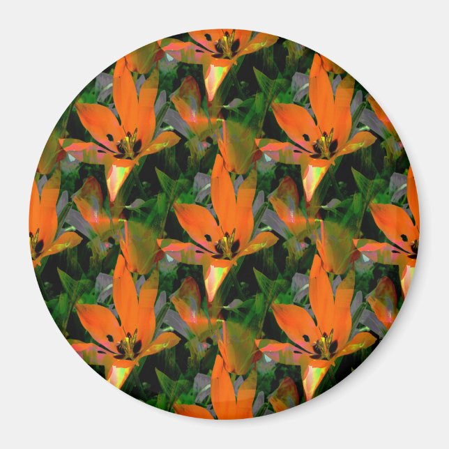Aimant Aimer les tulipes... (Devant)