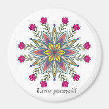 Aimez-vous Mandala Flowers