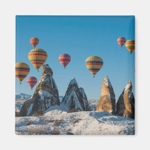 Aimant Air chaud montant en ballon dans Cappadocia