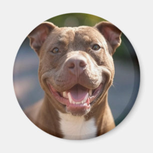 Aimant Ajouter une Personnaliser photo Pit Bull