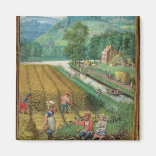 Aimant Ajoutez 18855 septembre : moisson, labourant et