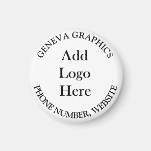 Aimant Ajoutez votre logo et vos informations professionn