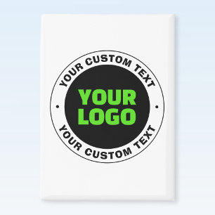 Aimant Ajoutez votre propre logo d'entreprise ou votre co