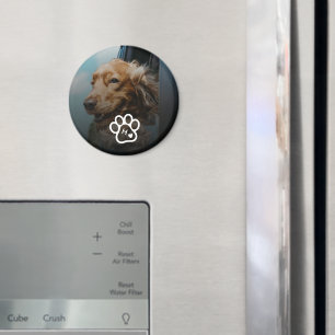 Aimant Ajoutez Votre Propre Photo Chien Animaux de Compag