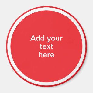 Aimant Ajoutez Votre Texte Ici - MODÈLE
