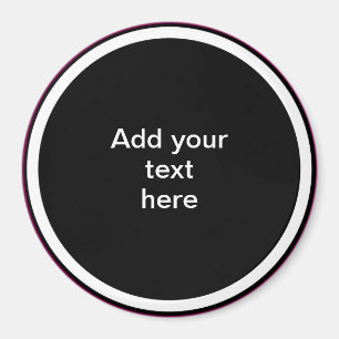 Aimant Ajoutez Votre Texte Ici - MODÈLE