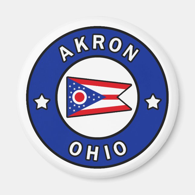 Aimant Akron Ohio (Devant)