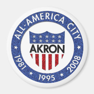 Aimant Akron tout l'aimant de ville de l'Amérique