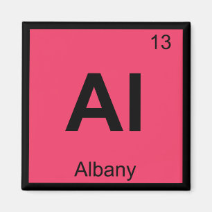 Aimant Al - Albany New York Chimie Tableau Périodique Vil