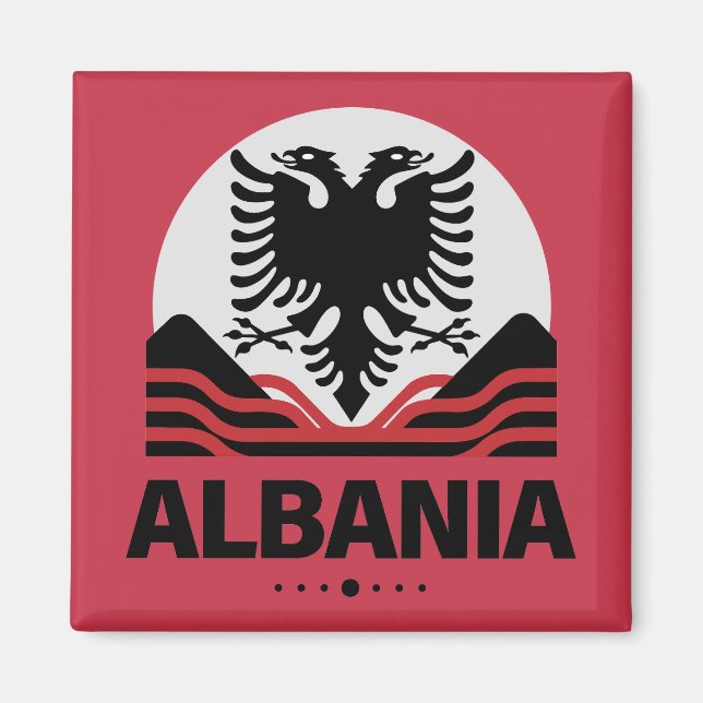 Aimant Albanie Union européenne (Devant)