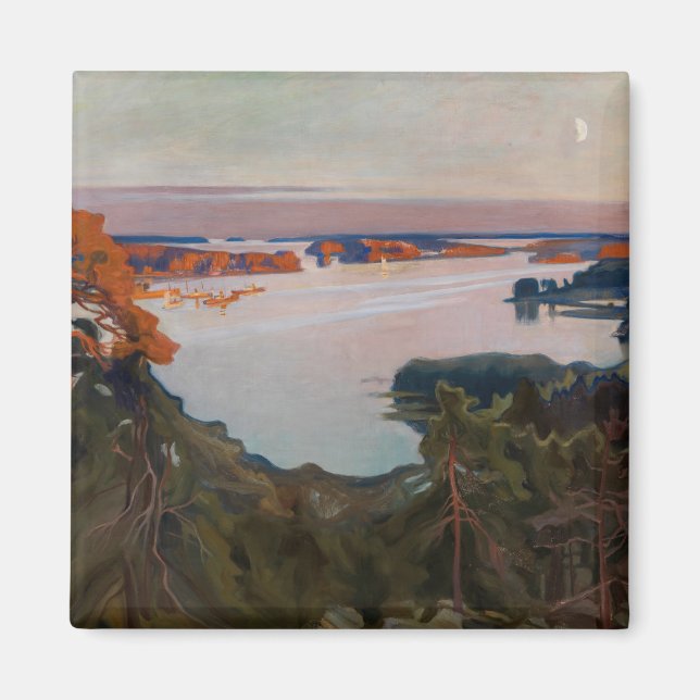 Aimant Albert Edelfeel - Vue sur Haikko (Devant)