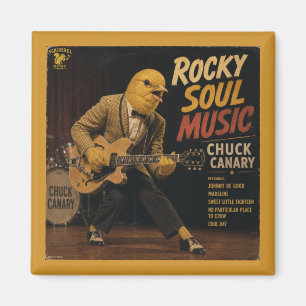 Aimant Album de Chuck Canary : une parodie