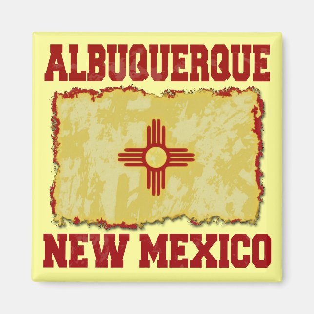 Aimant Albuquerque, Nouveau-Mexique (Devant)