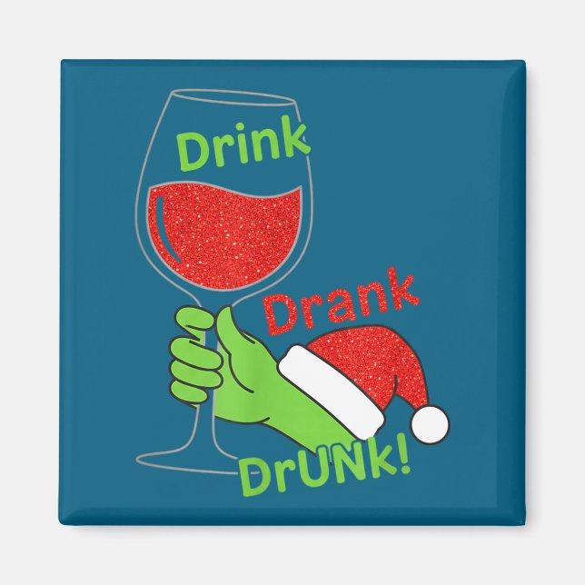 Aimant Alcohol &amp; Tails Drink Drank Drunk! Funny Chris (Devant)